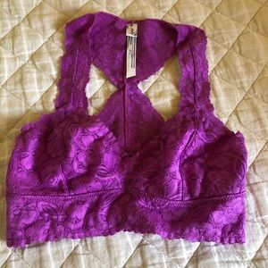 Free People Lace Bralette XS